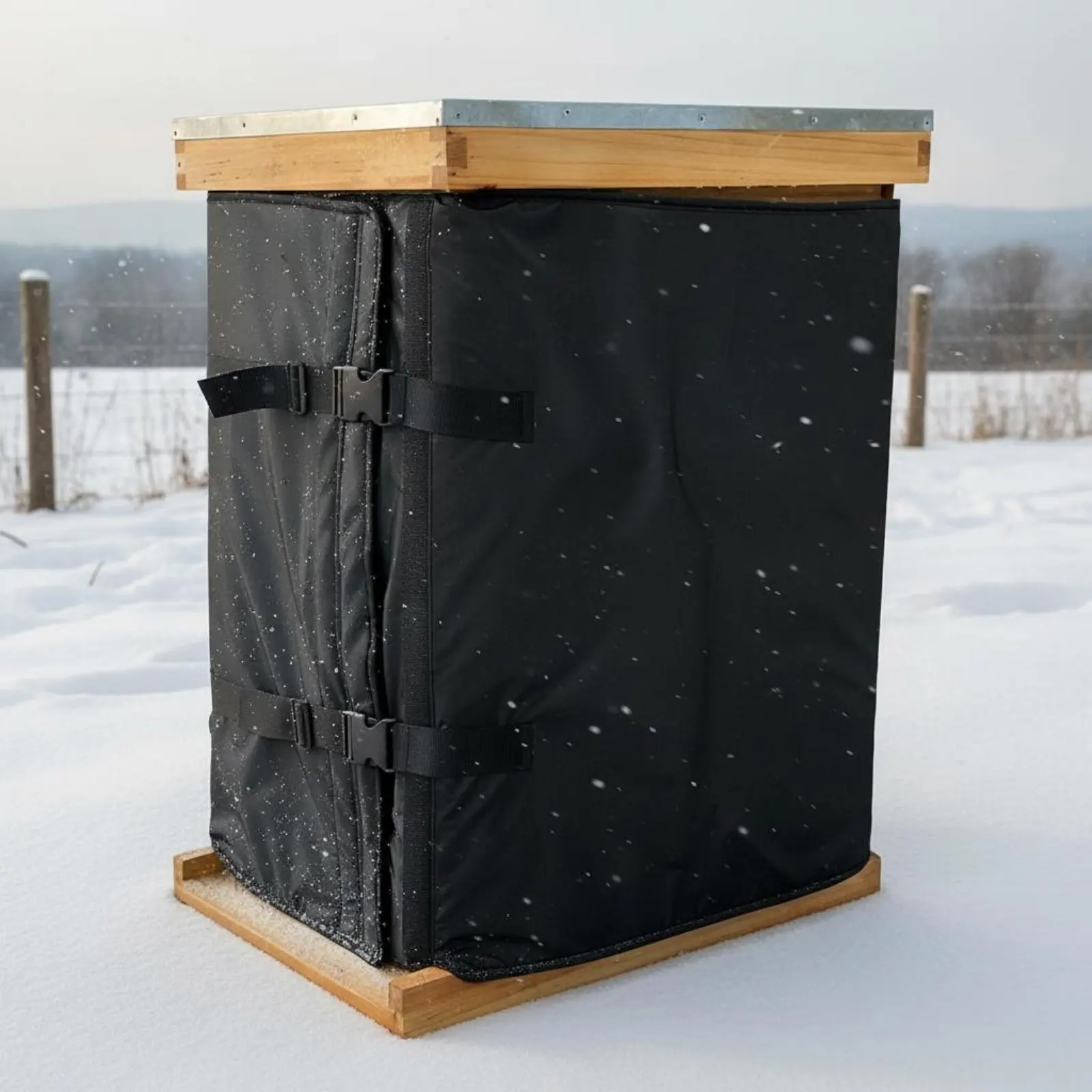 Beehive Insulation Wrap Waterproof Bee Colony Enclosure Winter Cover Insulated Colony Enclosure Cover 3 Layers Outdoor Gear