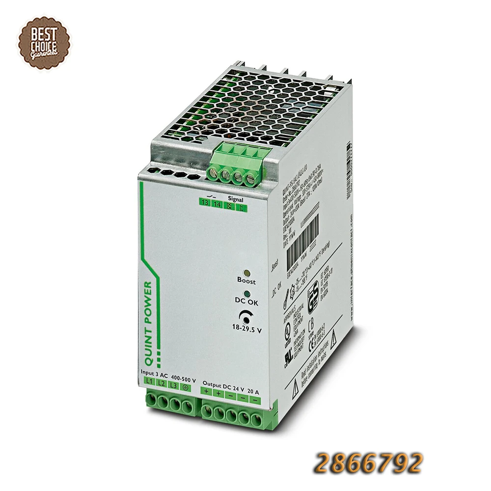 

2866792 QUINT-PS/3AC/24DC/20 quint POWER для Феникса, импульсный источник питания на выходе 24VDC/20A