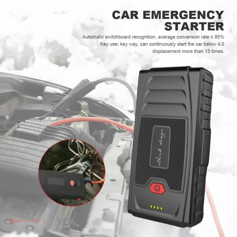 Air Compressor Jump Starter Power Auto Booster Chargers12V Starting