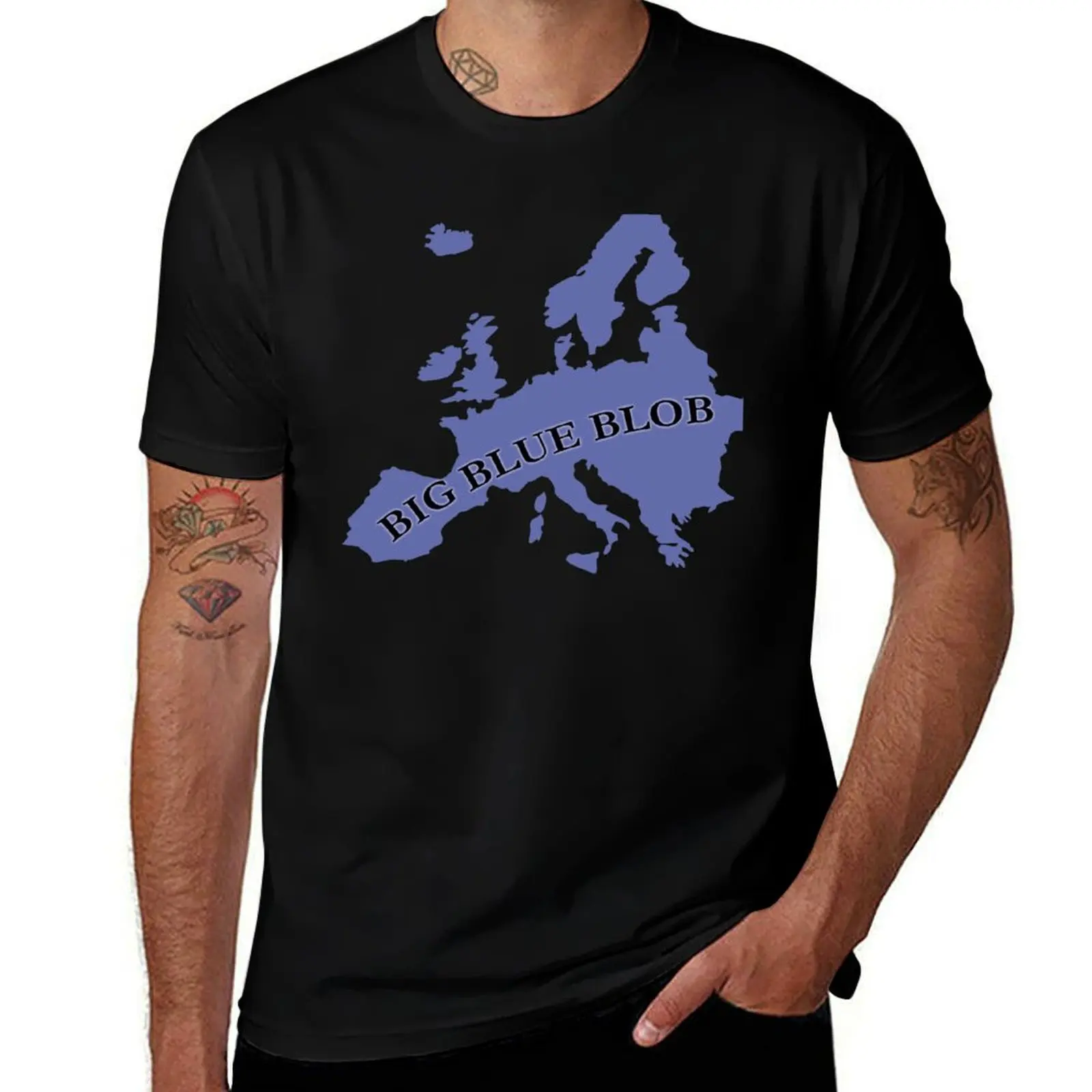 

France as the Big blue blob Europe - Europa Universalis IV T-Shirt man t shirt designer t shirts for man cotton funny T-Shirt