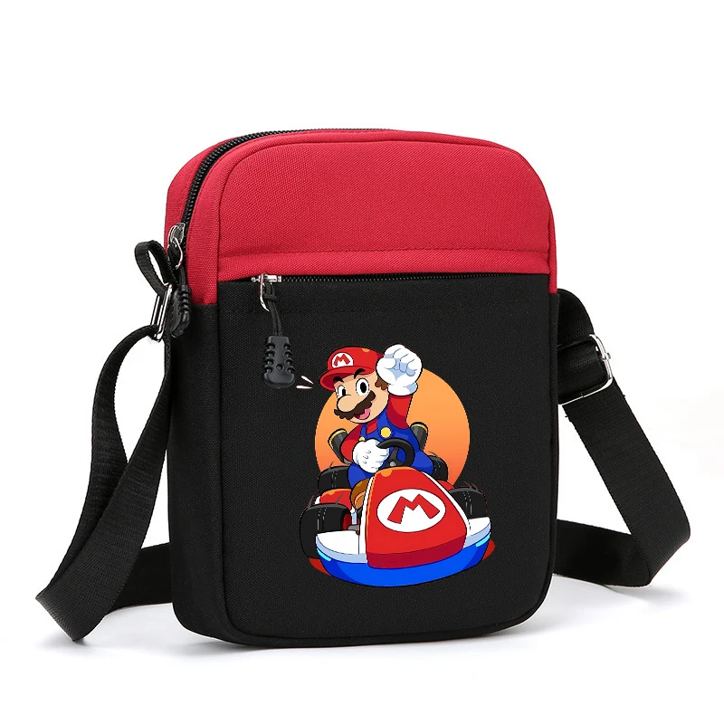 

Cute Marios Crossbody Bag Game Popular Cartoon Anime Print Boy Girl Phone Single-layer Oxford Fabric Mini Shoulder\crossbody Bag