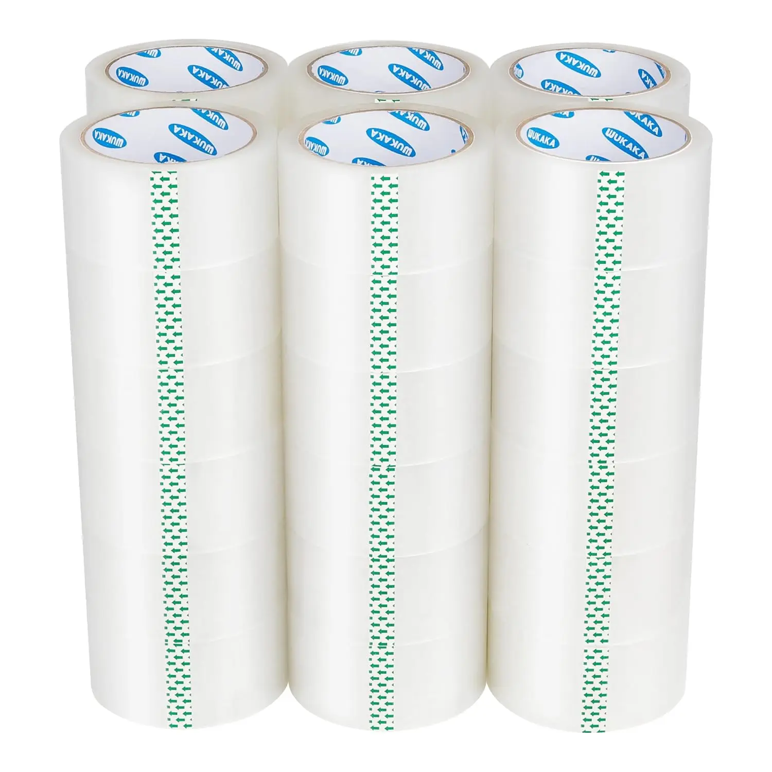 

Packing Tape, 36 Rolls Clear Packing Tape 2 Inches Wide, 65 Yards Per Roll, for Shipping Packaging Moving Sealing