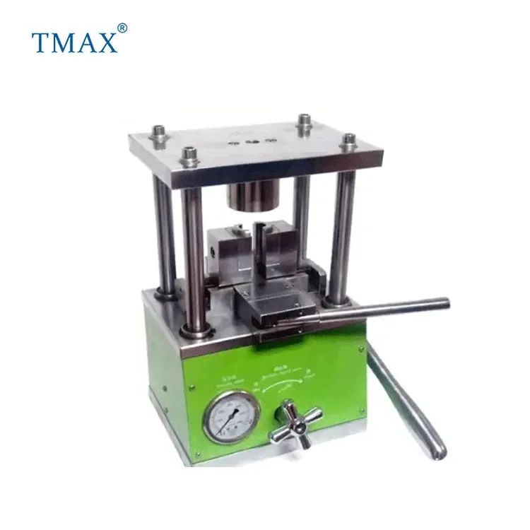 TMAX brand Cylindrical Cell Hydraulic Crimping Machine for 18650 21700 26650 32650 Battery Cases Sealing