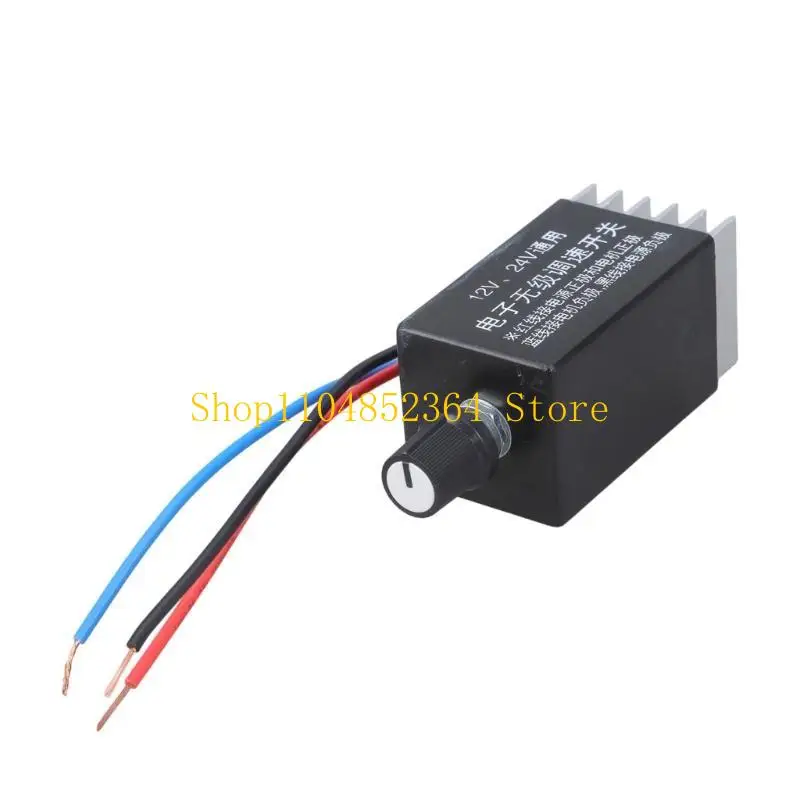 652F Upgraded 12V 24V Motor Speed Controller Stepless Speed Regulator For Blower Fan Heater Applications