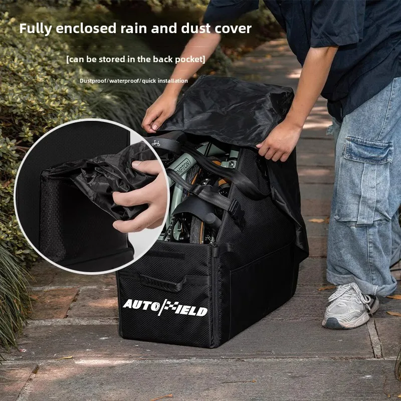 Collapsible Car Trunk Organizer Storage Box for Auto Bike SUV Waterproof Durable Foldable Cargo Container Anti-scratch Tote