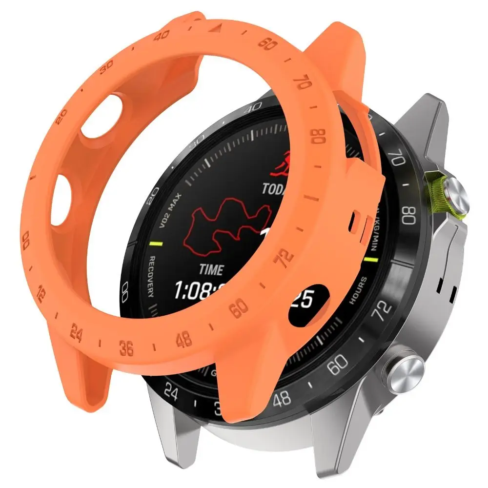 Soft Bumper TPU Protective Case Cover Edge Shell Screen Protector For Garmin MARQ 2 Athlete/Captain/Golfe