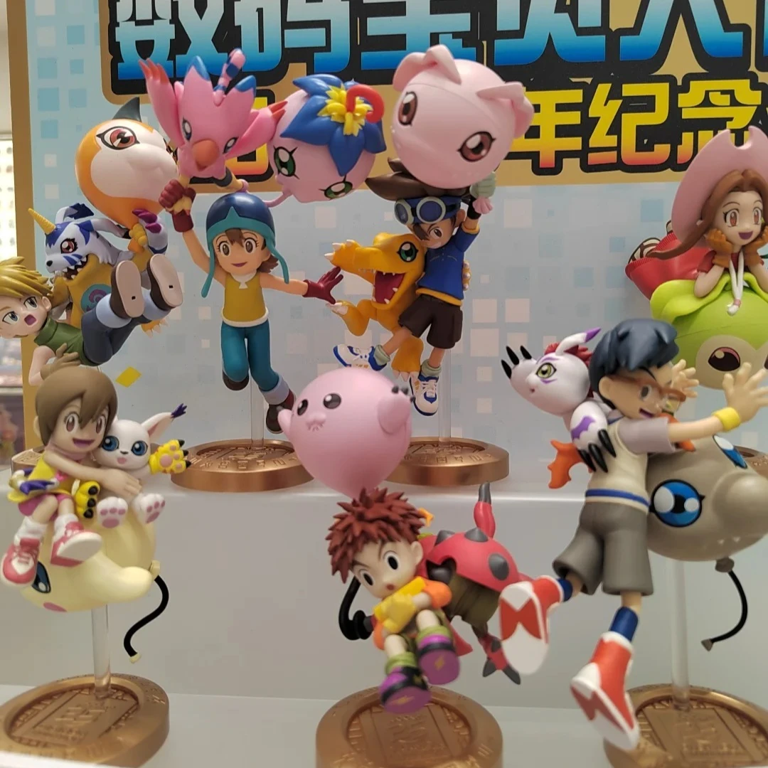 

Digimon Balloon Adventure Blind Box 25th Anniversary ПВХ Фигурка Аниме Фигурка Коллекционная Модель Gacha Capsule Desktop Decorat