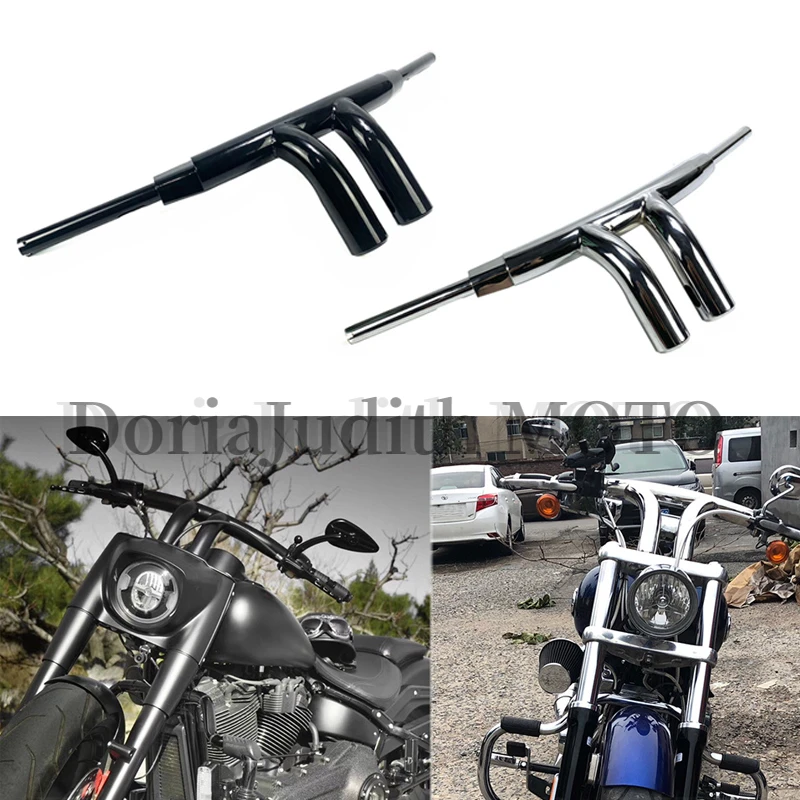 

Motorcycle 2-inch T-handlebars Custom handlebars For Harley Soft tail Fat boy Low Rider Dyna fat bob 2 inch handlebars 2008-2023