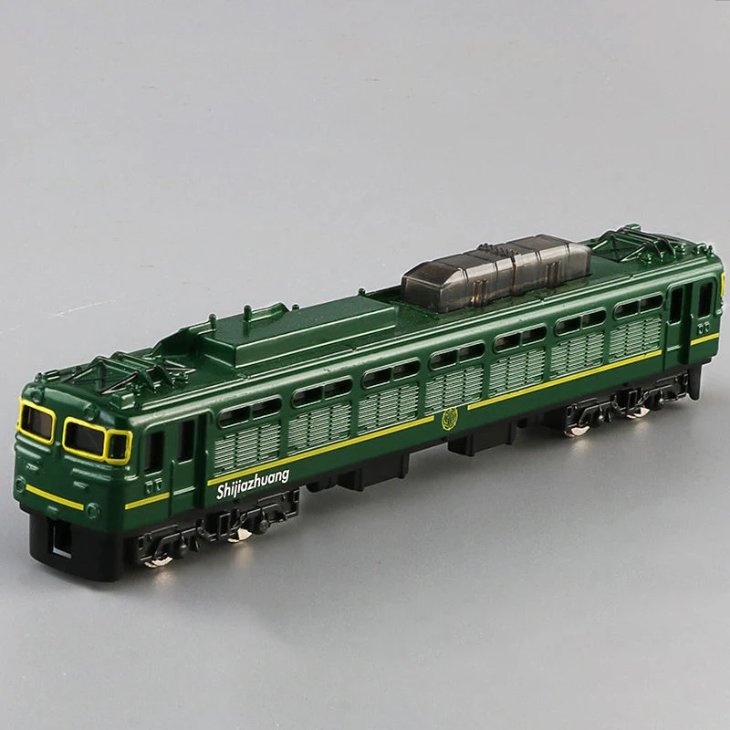 Simulazione del modello del treno in lega Retro Train Metal Diecast High-speed Rail Subway Car Model Toys For Boys