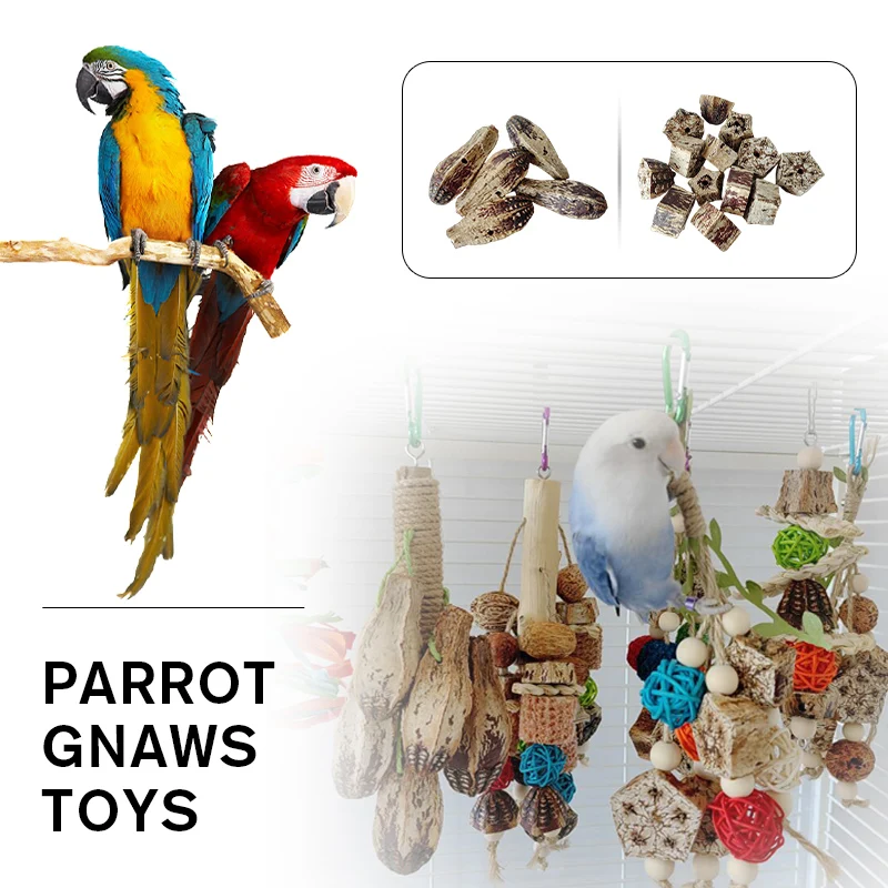 Parrot Toy Easy Installation Workmanship Anti-Fade Lightweight Exquisite Relieve Boredom Hanging Hook Pet Bird Parrot Bite Toy