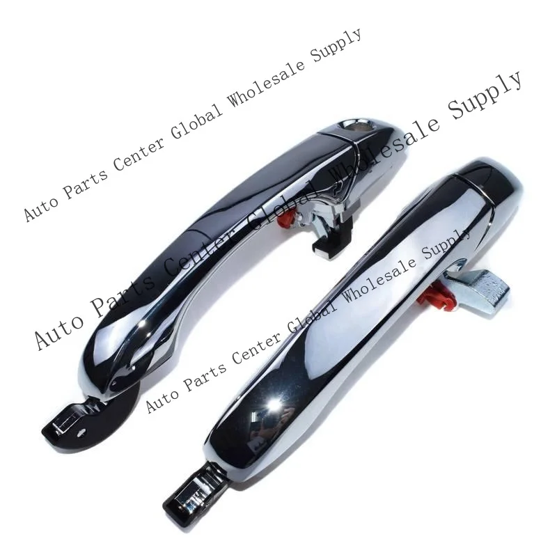 L+ 2Pcs Front Left Right Exterior Door Handle Chrome For Chrysler 300 Dodge Magnum