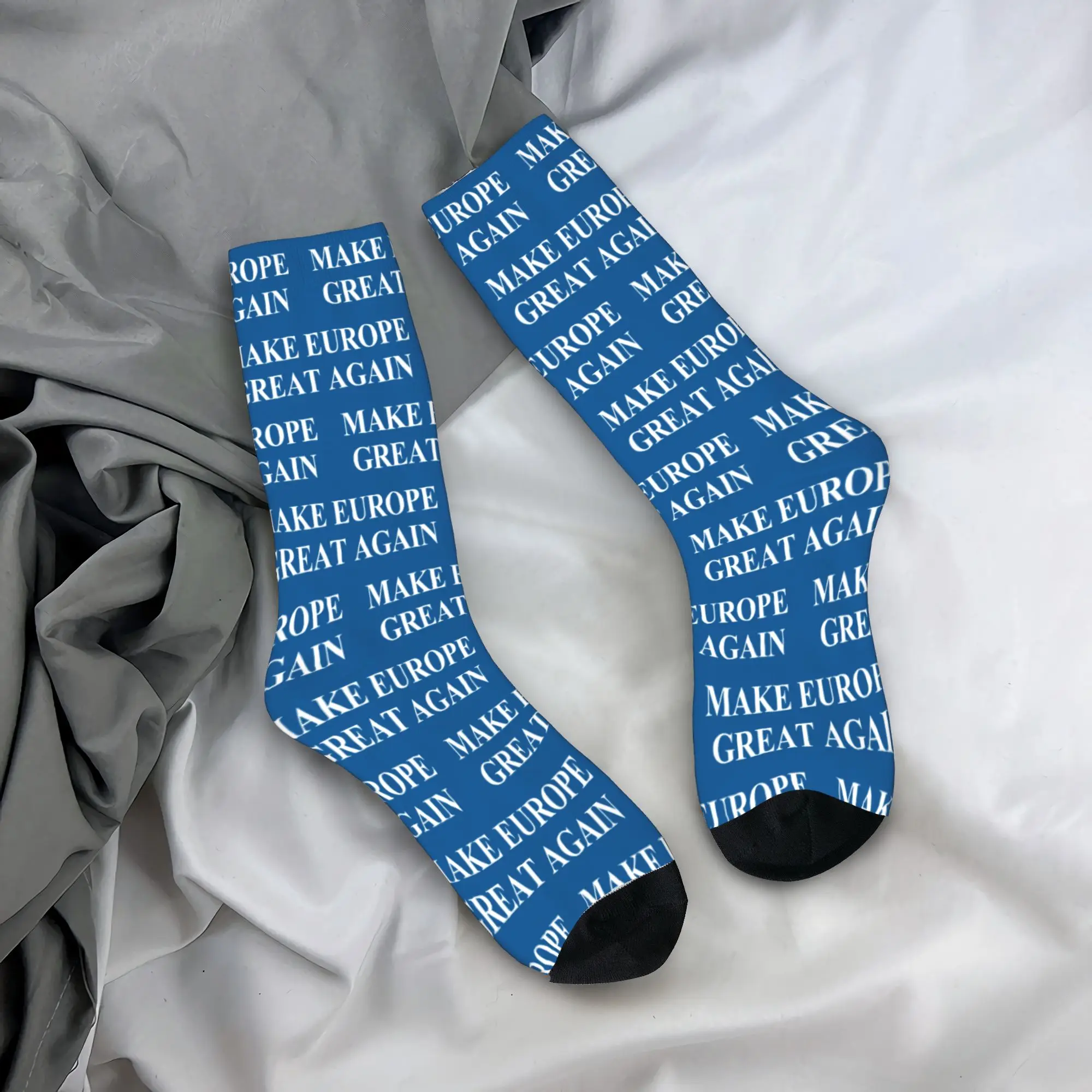 Make Europe Great Again mega Theme Crew Socks Merch for Women Men Sweat Absorbing Stockings