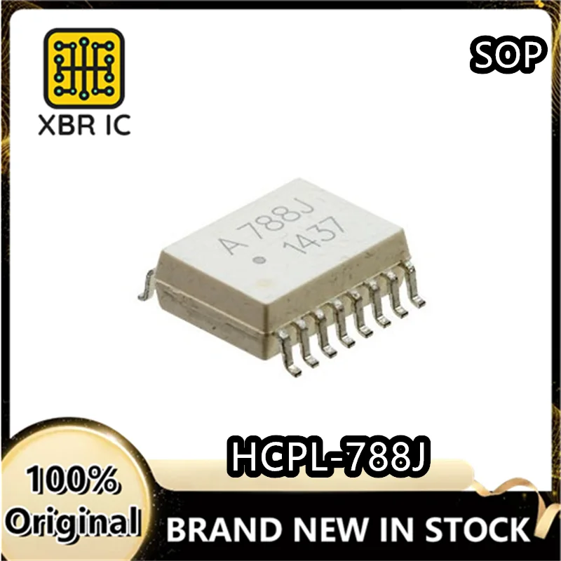 (10/30 pieces) HCPL-788J Optocoupler A788J SMD SOP16 IGBT Driver Chip Brand New Genuine Original In Stock Fast Shipping