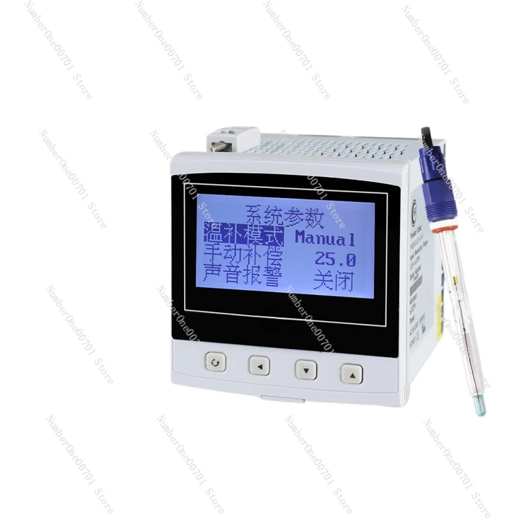 Online PH Meter Controller Industrial PH Water Quality Monitor Electrode Probe Aquaculture Detector