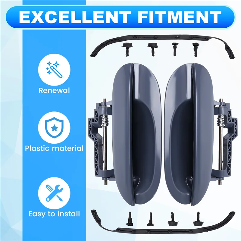 

Superior-Rear Left Right Exterior Door Opener Handle 5121824546351218245464 For BMW E39 525I 528I 530I 1997-2003 Door Opener Pul