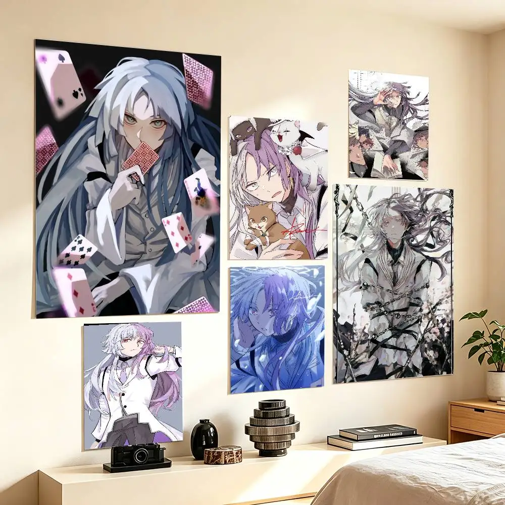 Manga S-Sigma B-Bungo Stray Dogs  Poster HD Self Adhesive Waterproof Wall Art Ideal for Home Office Dorm Gift