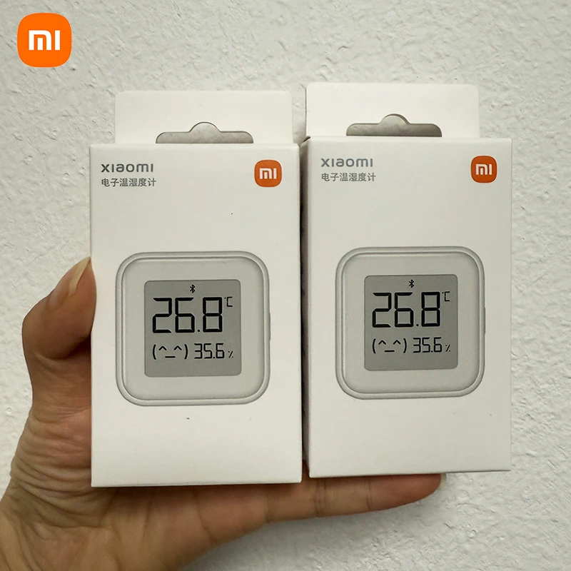 Электронный термометр с чернильным экраном Xiaomi Mijia и влажность, Bluetooth-совместимый беспроводной интеллектуальный электрический цифровой гигрометр