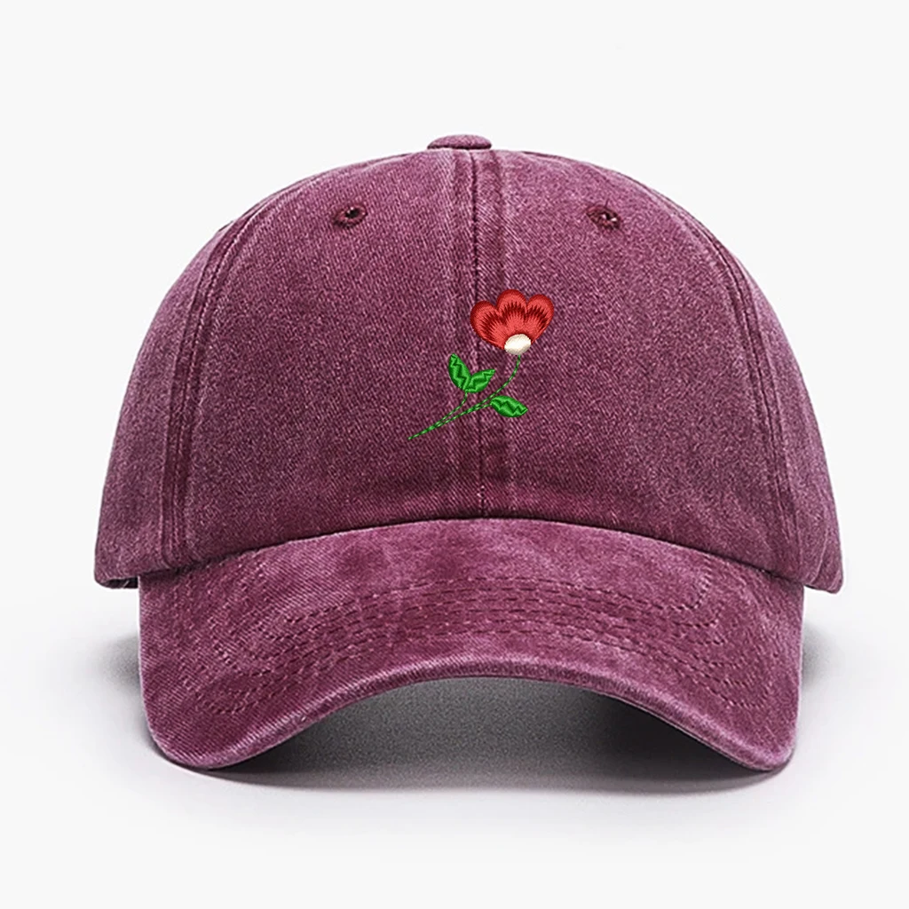 ✨   Шапка для папы из стираного хлопка с цветочным принтом |   Кепка унисекс с 3D-вышивкой для садоводства/покупки ✨