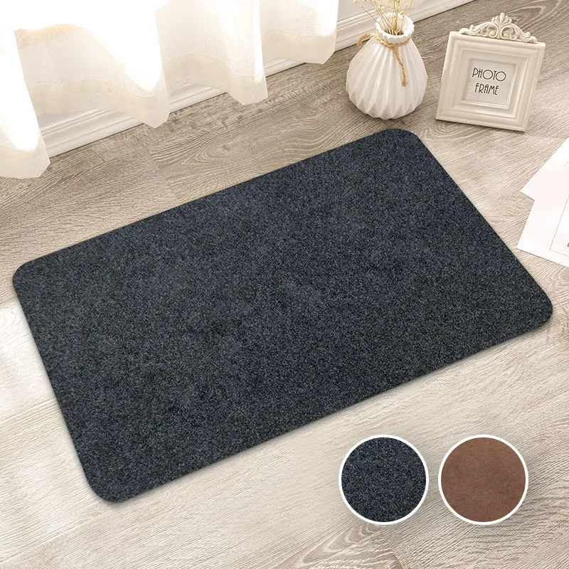 3 Size Bathroom Mat Bathtub Side Carpet Non-slip Absorbent Bathroom Doormat Bathroom Accessories