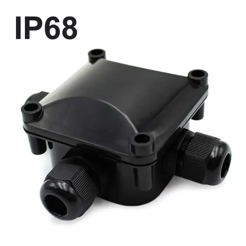 IP68 Tee Junction Box LED Outdoors Waterproof  T-type Branching 450V 24A 1 To 2 Waterproof Box for Buried Streetlights Connector image 5