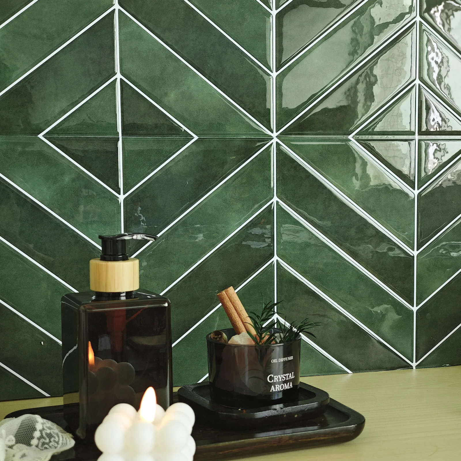 Autocollant de carrelage mural 3D Peel & Stick, papier peint auto-adhésif imperméable, facile à appliquer, pour cuisine, salle de bains, décor de salon, 10 pièces