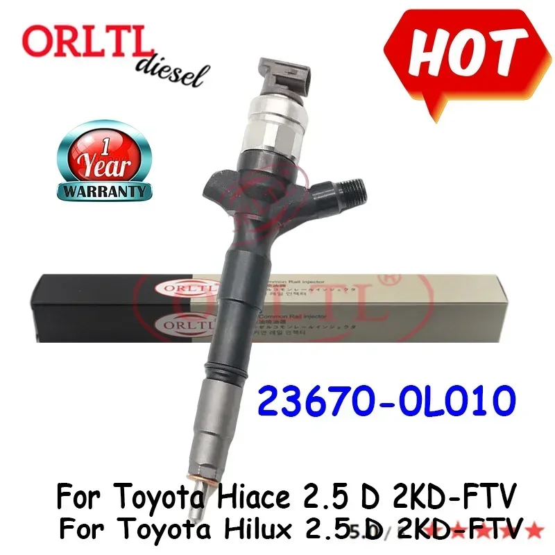 

Новая дизельная форсунка ORLTL 236700L010 (23670-0L010, 23670 0L010) для Toyota Hiace Hilux