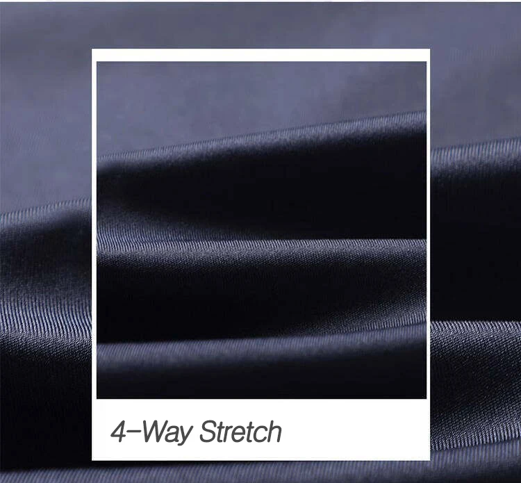 Neue Klassische Passform Herren Stretch-Bermuda Leichte Schnelltrocknende Stretch-Shorts Golf-Shorts Wander- und Reise-Shorts – Detail 3