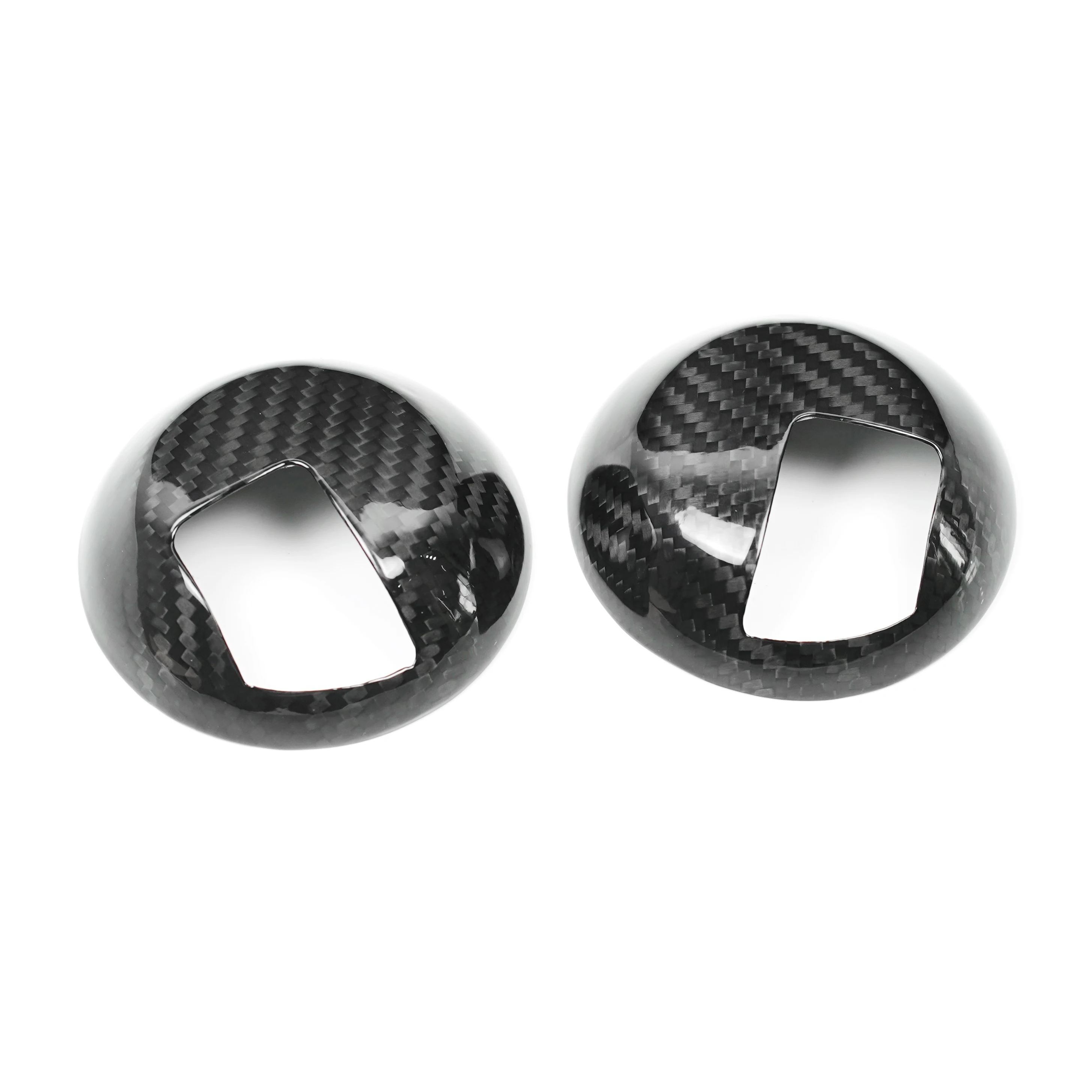 

For Fiat 500 2008-2023 Abarth 595 2012-2023 Carbon Fiber Car Interior Door Handle Trim Frame Cover Sticker