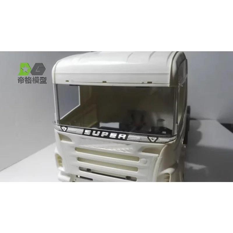 Logotipo a prueba de explosiones Net V8 Super decoración para 1/14 Tamiya RC camión remolque volquete Scania R470 R620 770s R730 accesorios de coche