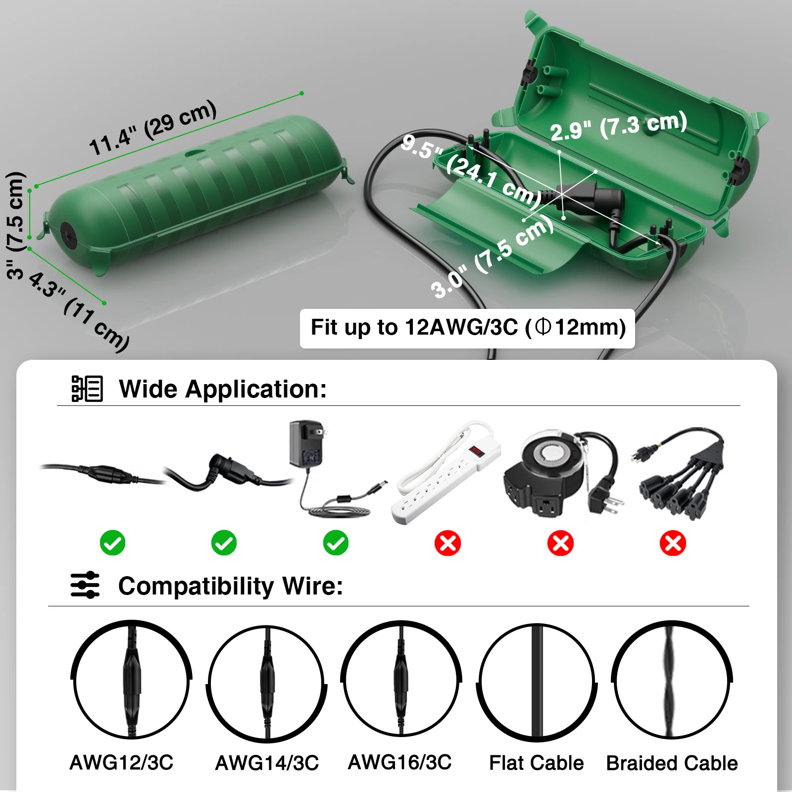 Extension Cord Cover Safety Co - Outdoor Power Lead Cover review and price
