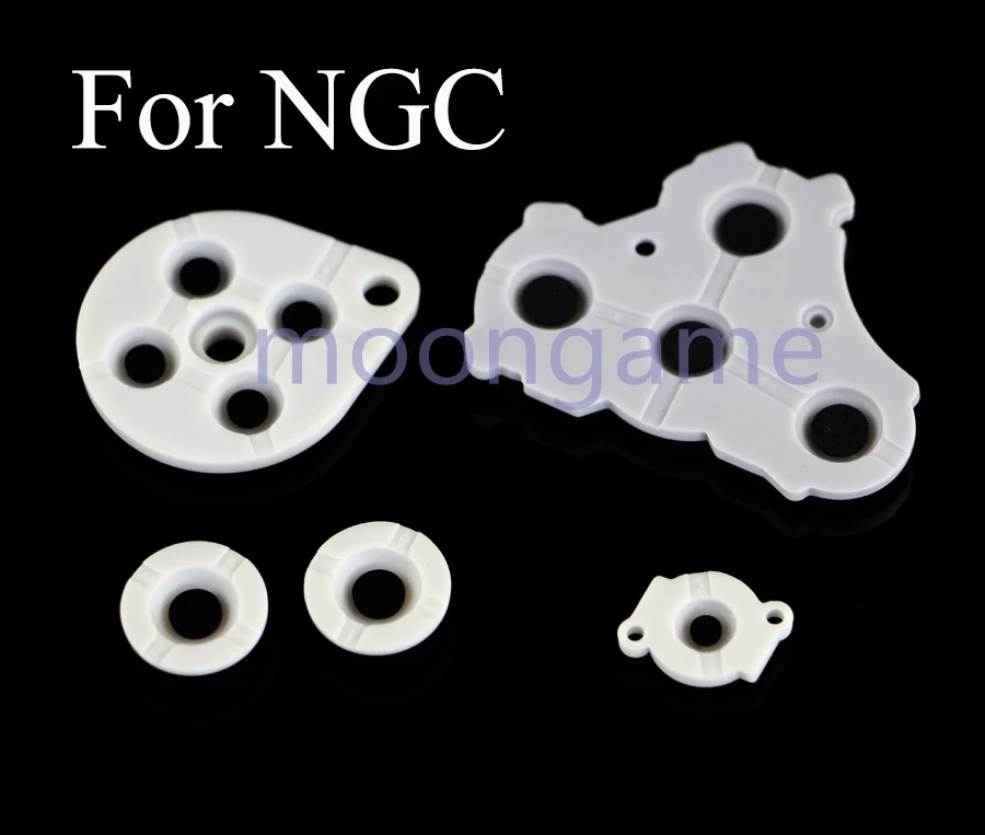 

100sets Silicone Conductive Button Pad for NGC Controller Gamepad Repair Conductive Rubber Pads Replacements