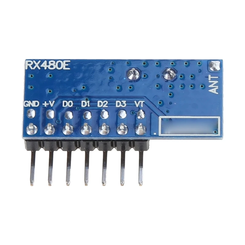 5Pcs RX480-E Superheterodyne Receiving Module Wireless Decoding Module Board 433MHz Remote Controlled 4CH Output