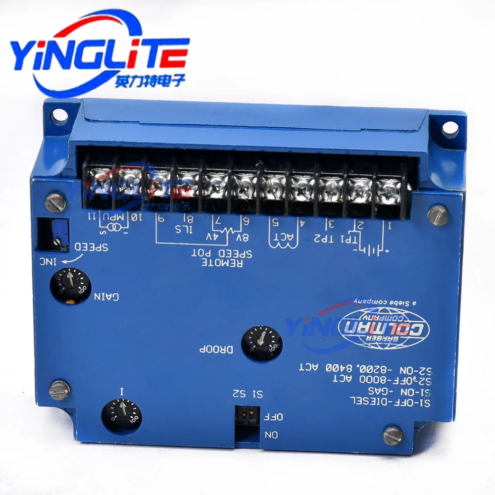 Speed Control Board DYN1 10654-000-0-24 BARBER Generator Speed Controller