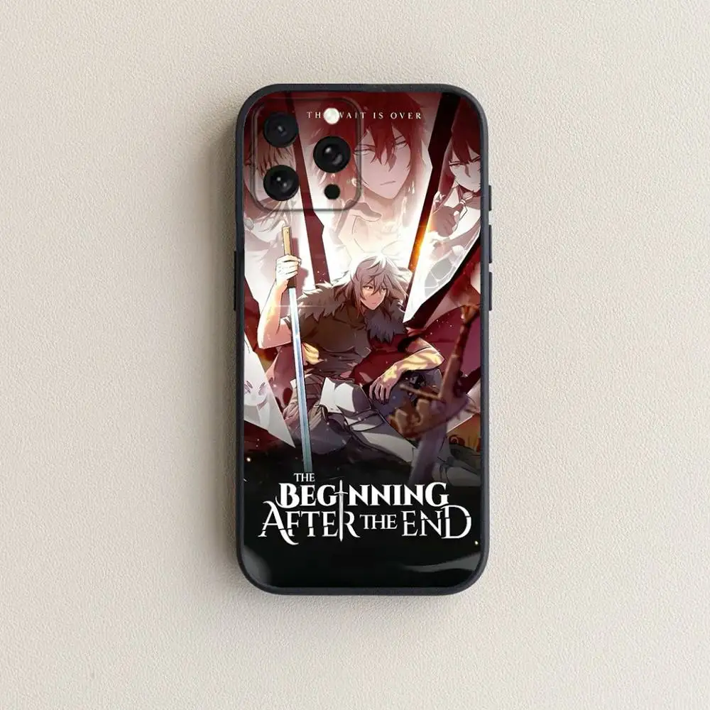 حافظة هاتف B- Beginning After E-End لهاتف iPhone 16,15,14,13,12,11 Plus، Pro Max، XS، X، XR، SE، Mini، 8، 7، غطاء أسود من السيليكون الناعم #2