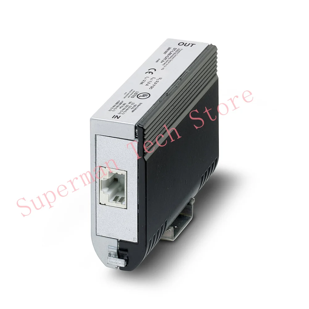 2881007 DT-LAN-CAT.6+ Attachment Plug DIN Rail Mounting Surge Protection