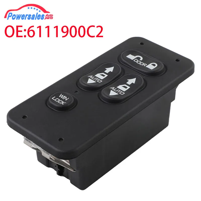 New Power Window Switch For International 3200 4100 4200 4300 4400 8500 8600 CXT Prostar Terrastar 6111900C2 3817900-640