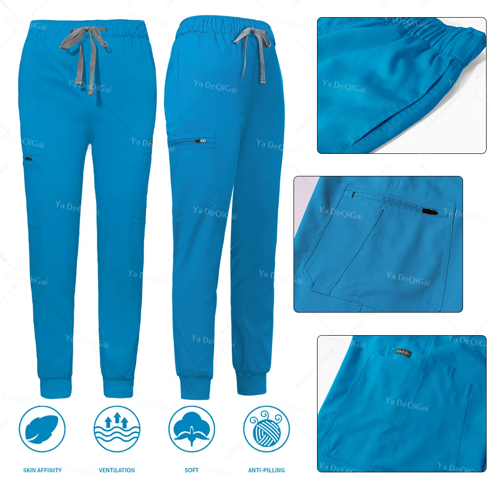 Pet Ziekenhuis Lange Mouw Werkkleding Tandheelkundige Kliniek Uniformen Operatiekamer Past Medisch Werk Uniform Scrubs Set Voor Artsen Verpleegkundigen