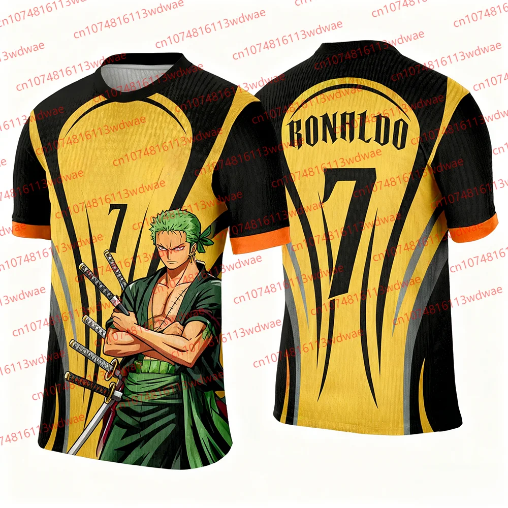 

Цельный футбольный комплект Zoro Jersey RONALDO 7, футбольный трикотаж специального выпуска, детский футбольный трикотаж, мужской футбольный трикотаж