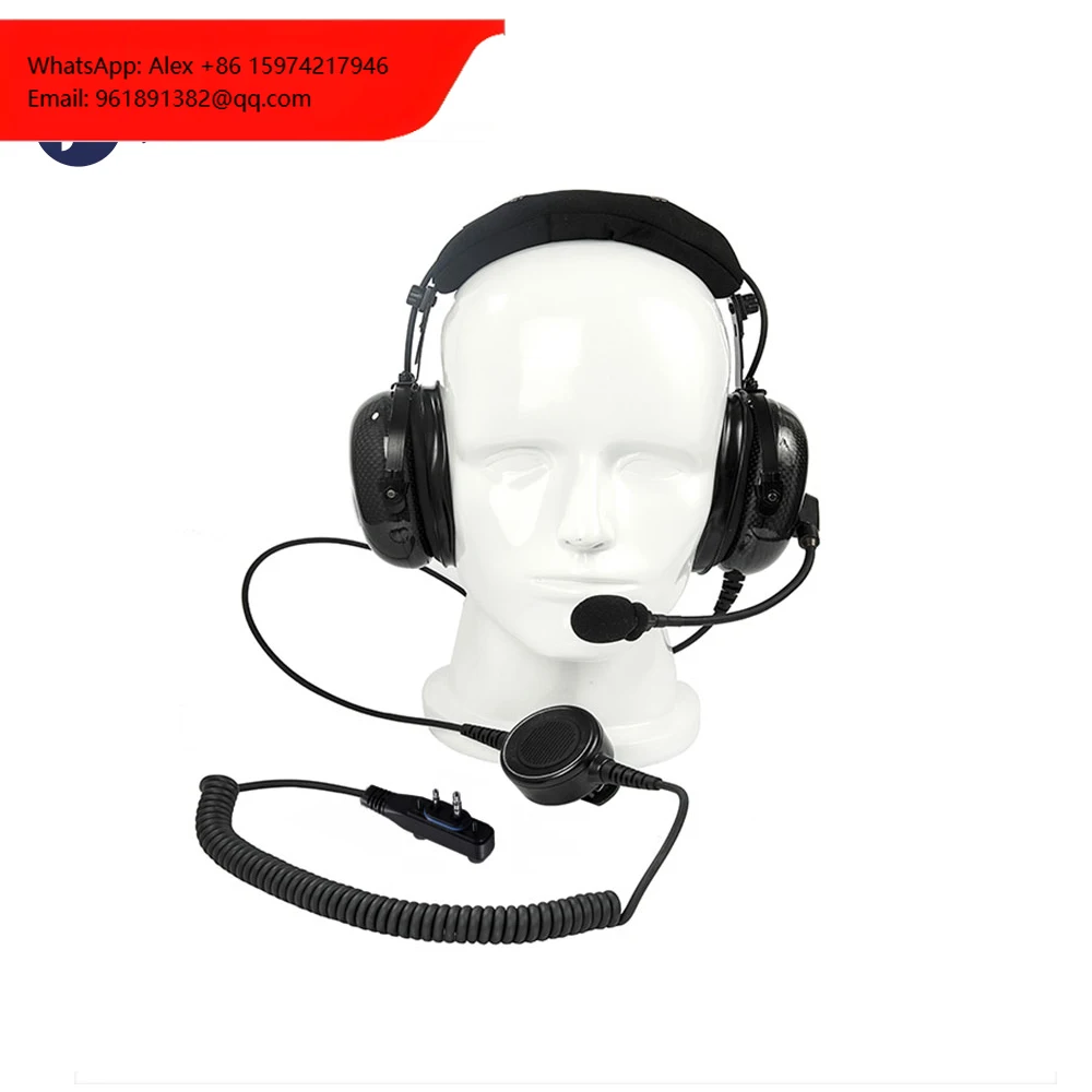 

Прочные промышленные наушники с шумоподавлением NRR25dB и микрофоном