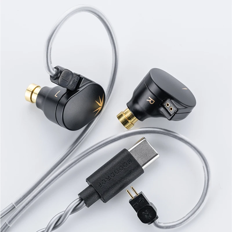 MOONDROP CHU II CHUII DSP Dynamic Driver In-Ear Earphone IEMs HiFi Music Earbuds with 0.78mm Interchangeable Cable Wried Headset