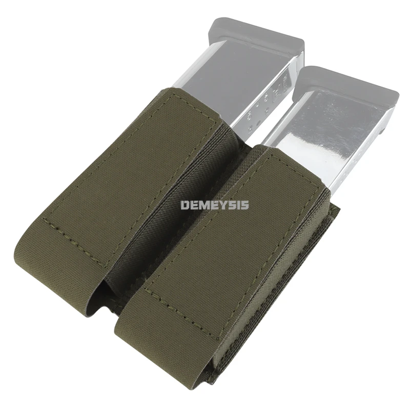 Portacargador doble pistola 9mm MOLLE táctico extracción rápida