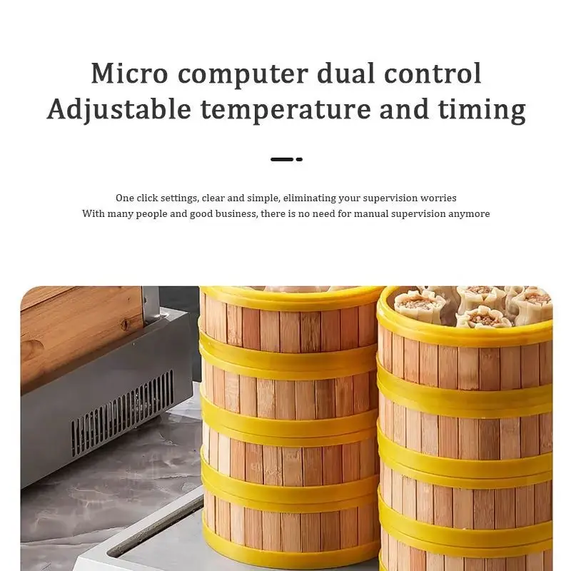 전기 증기선 찐 만두 용광로 데스크탑 자동 냄비 김이 나는 음식 220V