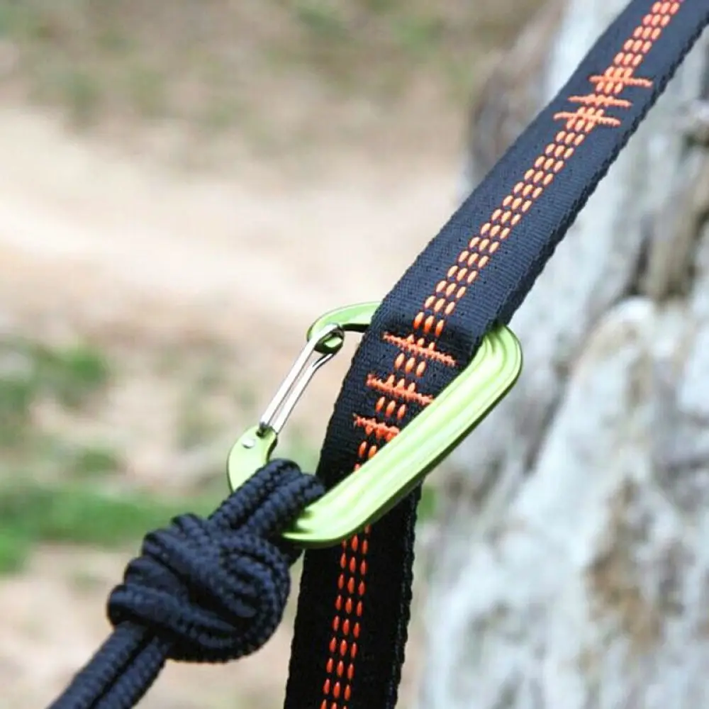 High Strength Hammock Tree Straps Durable Nylon Webbing Suspension Accessory For Outdoor Camping Backyard Relaxation