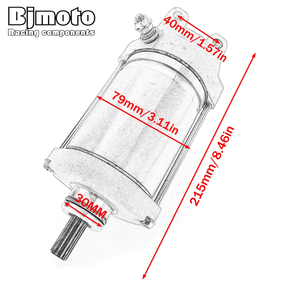 

Starter Motor For Yamaha RS10/RS90/RST90/RSG90 2005-2018 RS Nytro ER Rage Vector L-TX GT 8ES-81890-00 8GL-81890-00 8GL-81890-01