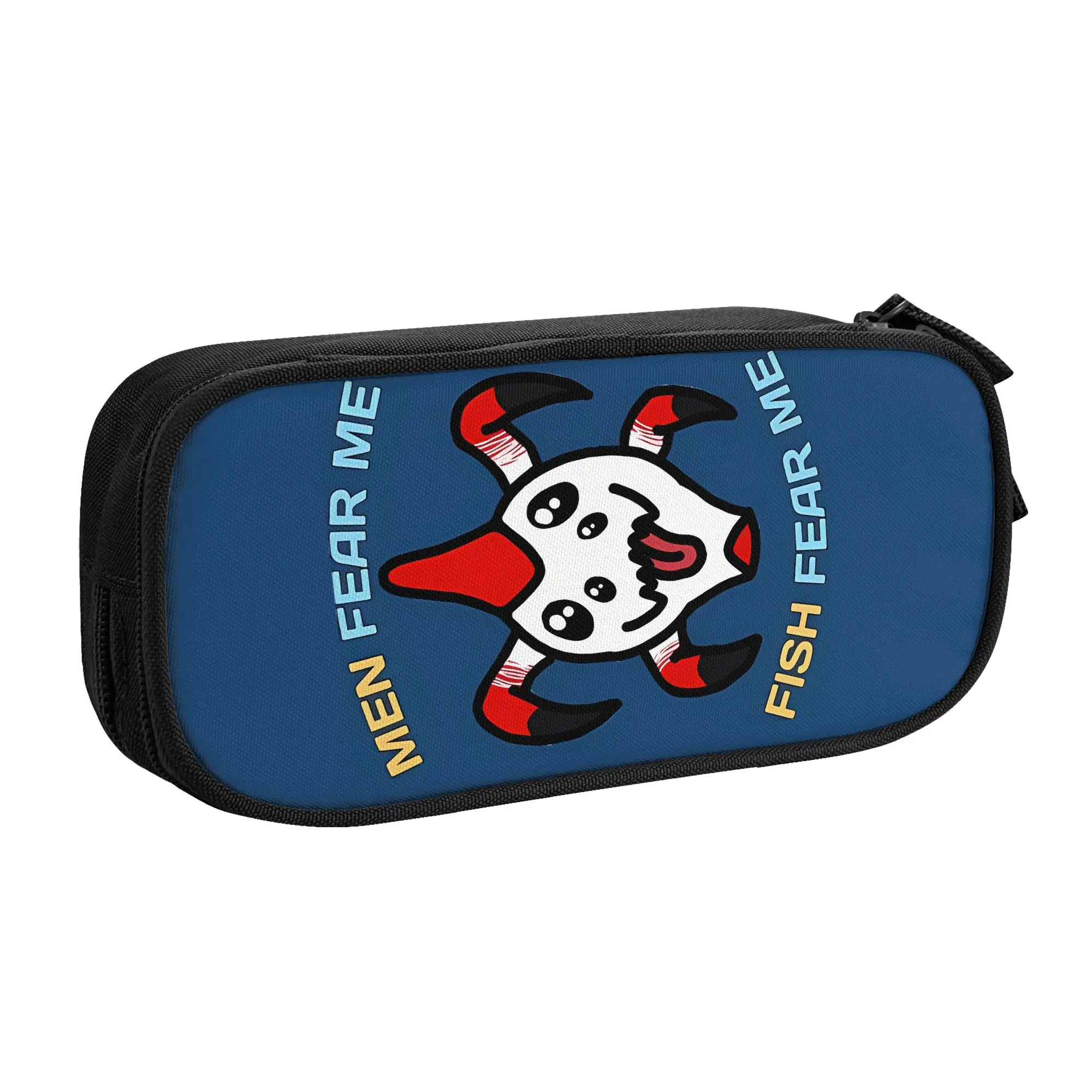 1 Piece Stylish Reaper Leviathan Fish Fear Me Pencil Case Girls Pen Bag Subnautica School Stationery Bag
