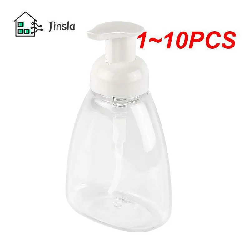 1~10PCS Clear Blue Shampoo Lotion Shower Gel Foam Pump Bottles Foaming Bottle Liquid Soap Whipped Mousse Points Bottling