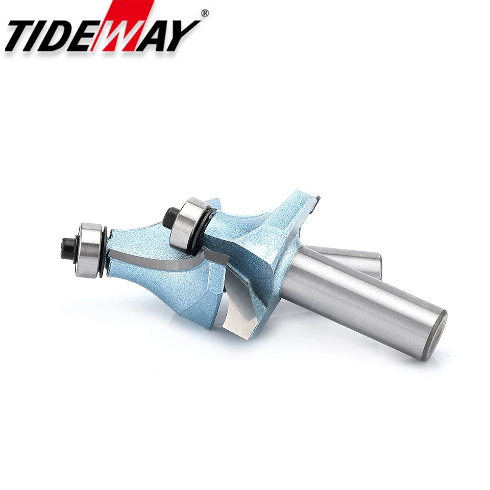TIDEWAY Industrial Grade Cove Bit Carbide Round Slotting Milling Cutter Tools For Wood Trimming Cutter Woodworking Router Bits