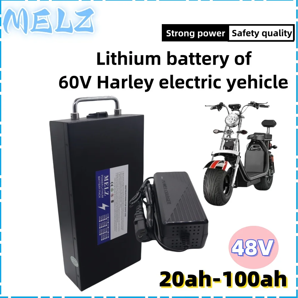 Air fast transportation New Full Capacity Power 18650 Lithium Battery 48V 20ah-100ah Lithium Battery Pack Suitable for 250-2000W