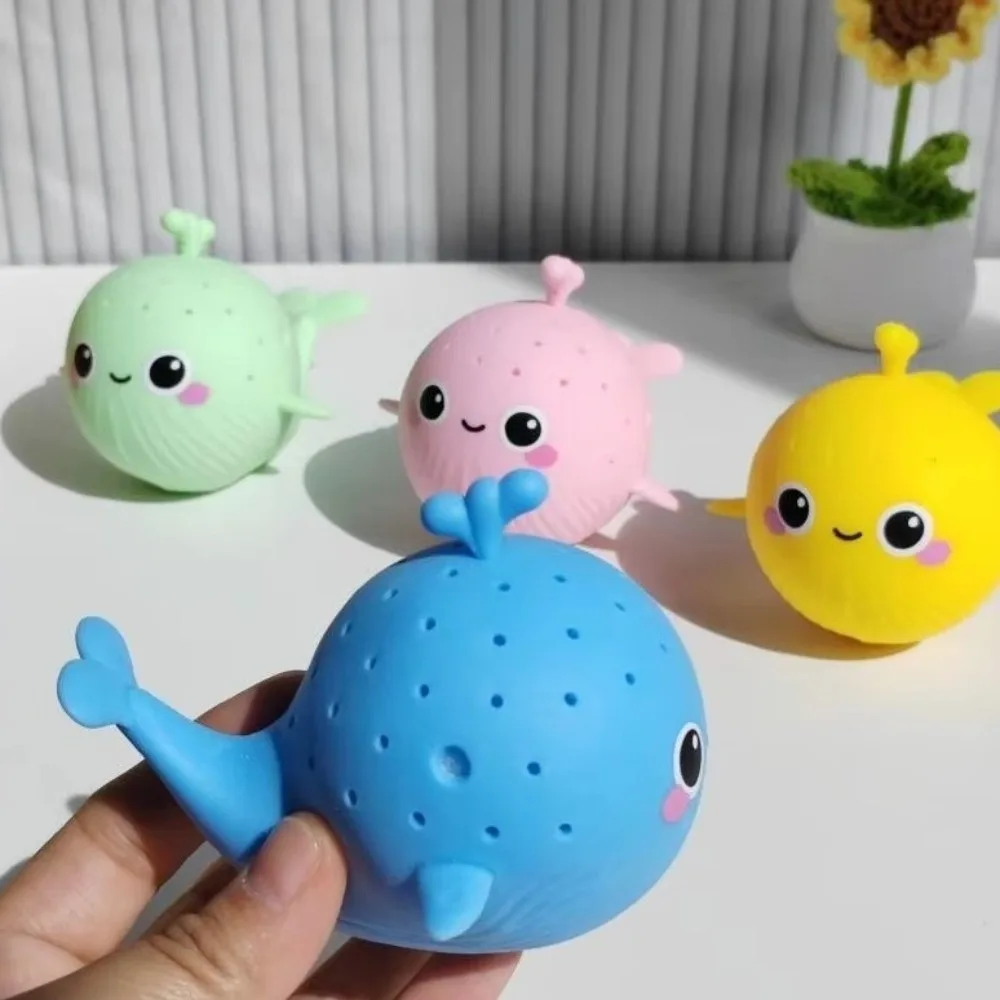 Play Water Toy Sponge Absorbent Bath Squeezing Toys Water Absorbing Whale Whale Squeezing Toys Squishy Cute Water Toys Summer