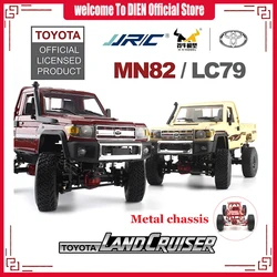 Metal MN82 Remote Controlled Climbing Off-road Vehicle 1:12 Full Scale 4WD for Toyota LC79 Simulation RC Model Children Toy